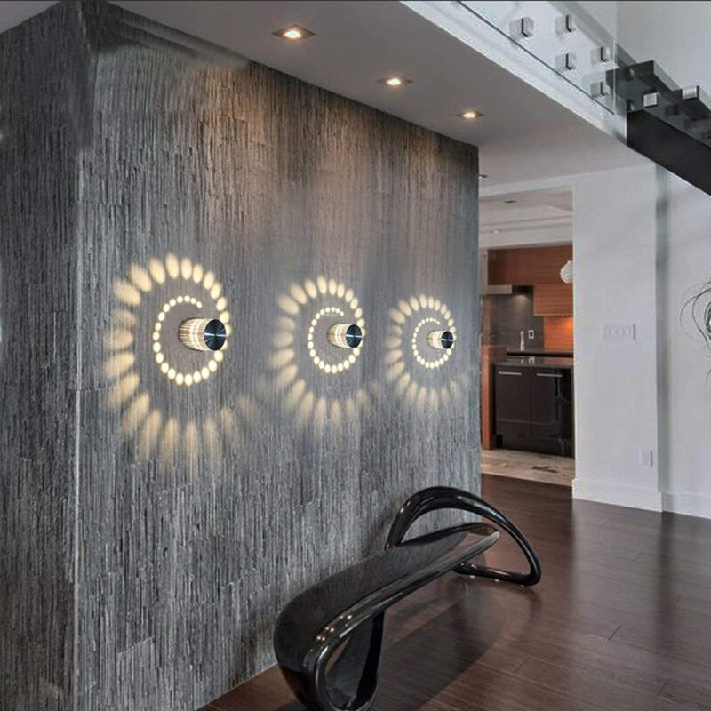 Image of Led Wall Light in Aluminium 360°&hellip;