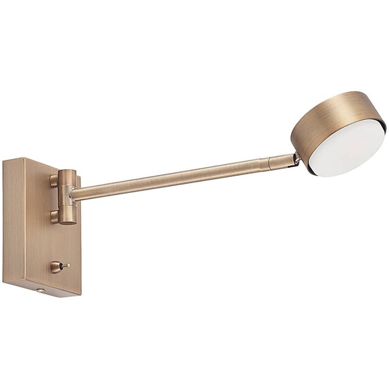 Lindby - Wall Light Kaylou (modern) in Bronze made of Metal for e.g. Living Room & Dining Room (1 light source, GX53) from bronze