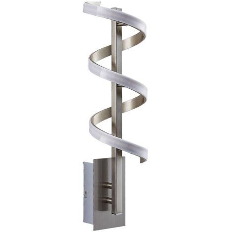 main image of "LED Wall Light 'Pierre' (modern) in Silver made of Metal for e.g. Hallway (1 light source,) from Lindby | wall lighting, wall lamp"