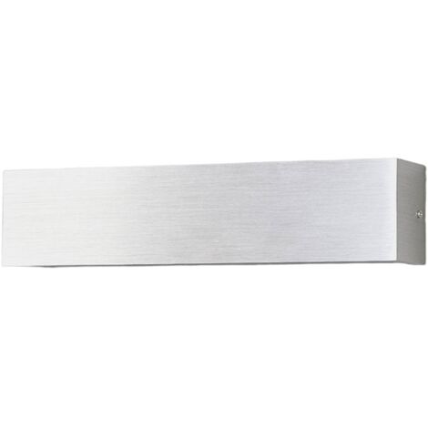 main image of "LED Wall Light 'Ranik' (modern) in Silver made of Aluminium for e.g. Hallway (1 light source,) from Lindby | wall lighting, wall lamp"