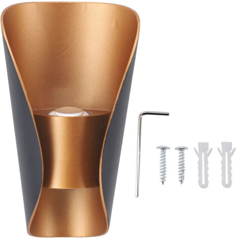 LED Wall Sconce, Luminaire mural moderne en aluminium waterproof pour patio corridor extérieur 85‑265V