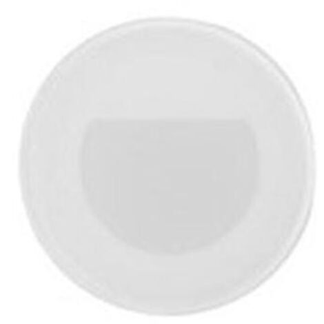 LED-Wandeinbauleuchte für Gerätedosen, rund, weiß - 75 x 50 mm