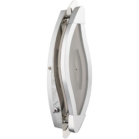Led Wandlampe Mit Schalter Aus Chrom Und Acryl 4809 01 01 0000
