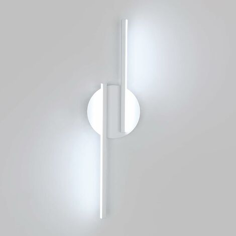LED-Wandleuchte, 12 W, moderne Wandleuchte für Wohnzimmer, Schlafzimmer, Wandleuchte, Nachttischlampe für Innenrume, 6000 K (kaltweies Licht)