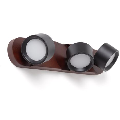 LED Wandleuchte 15W Metall CCT Wählbar Cundra 3 Spots