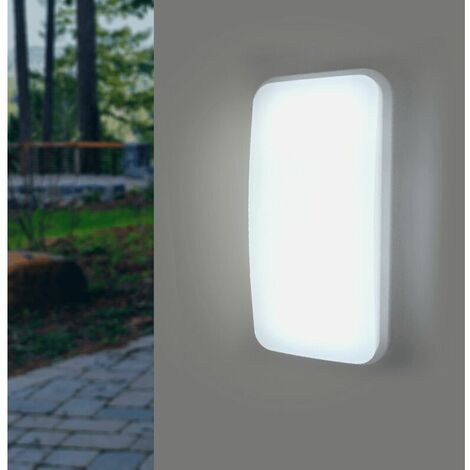 LED-Wandleuchte 20W rechteckig IP65 - Kaltweiß 6000K - 8000K -