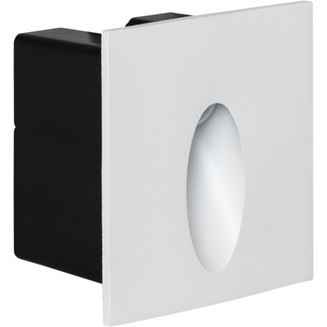 LED-Wandleuchte Aussen 3W Einbau Quadratisch Weiss Oval Olite 4000K Neutralweiß