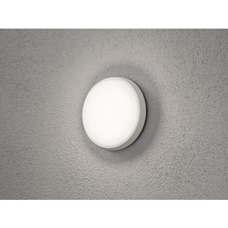 LED Wandleuchte / Deckenleuchte CESENA, Aluminium weiß, 10 Watt, 900 Lumen