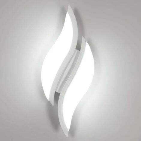 LED-Wandleuchte für den Innenbereich, moderne Wandlampe, Acryl-Wandleuchte für Wohnzimmer, Schlafzimmer, Treppenhaus, kaltweißes Licht