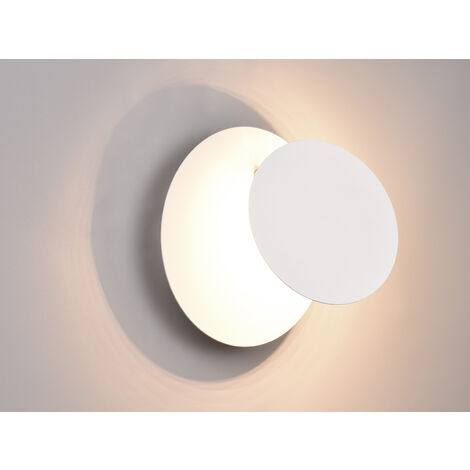 LED Wandleuchte MIO mit indirekter Beleuchtung Weiß, Ø 18cm