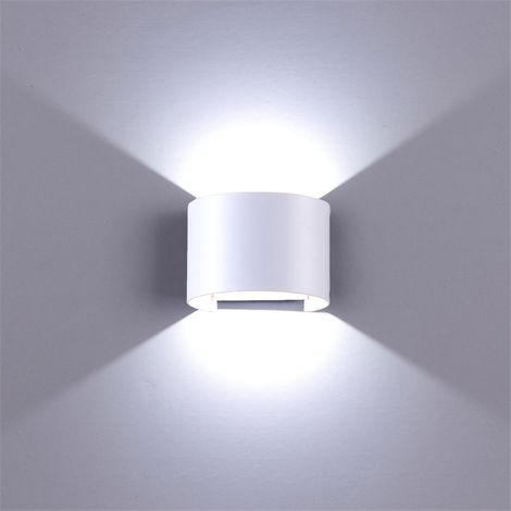 LED Wandleuchte Modernen Wandleuchte Kaltes Weiß 12W Up und Down Deckenleuchte für Wohnzimmer Badezimmer Flur