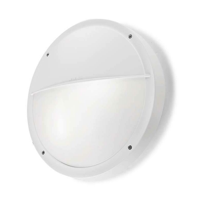 Leds-C4 Basic - Außen LED Flush Wandleuchte Basic White 30cm 1488lm 4000K IP65