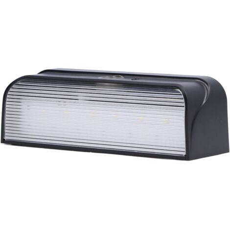 LED-Wandleuchte, solarbetriebene Lichtsteuerung, energiesparend, IP65-feuchtigkeitsbeständig, einfache Installation, Lichtsensor, induktive Lichtsteuerung