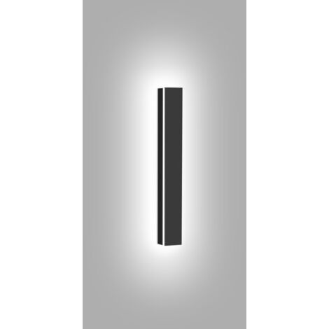 LED Wandleuchte Ultraslim Flurlampe Innen Wandlampe Empfangsbereichen Außen 40cm 10.5W Kaltweiß