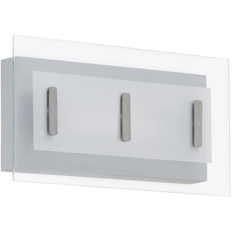 LED 7,4 Watt Außen Wand Strahler Garten Park Glas Beleuchtung Leuchte Eglo 94398