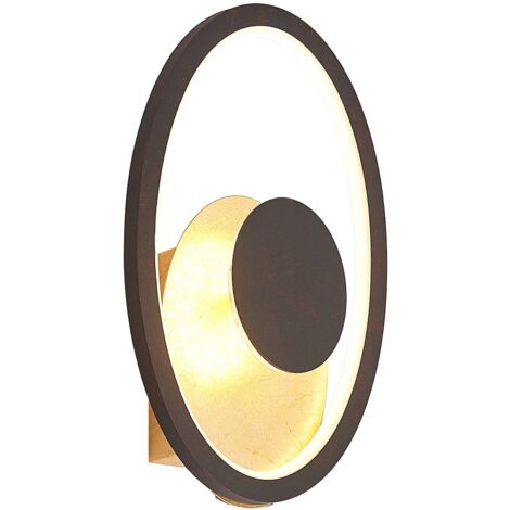 LED Wandleuchte, Wandlampe Innen "Feival" aus Metall für Wohnzimmer & Esszimmer von Lindby