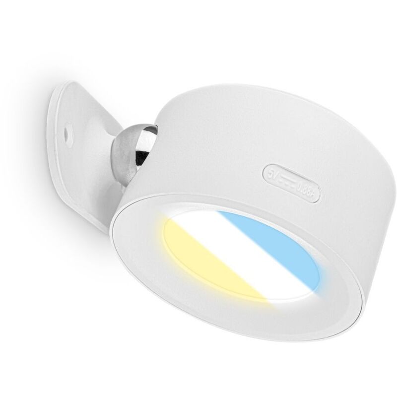 B.k.licht - Led Wandleuchte Wandlampe Ohne Stromanschluss Akku Dimmbar Touch Ohne Bohren