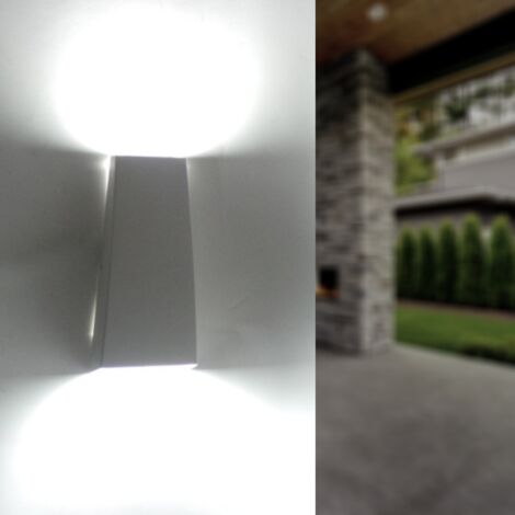 Luz de pared LED Beam doble 7W IP44 White