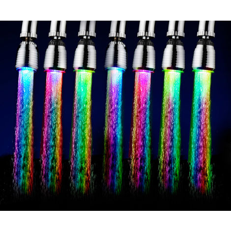 main image of "LED Water Faucet Light Water Stream Movable Water Faucet Automatically Multiple Colors Changing£¬Silver , Multiple Colors LED"