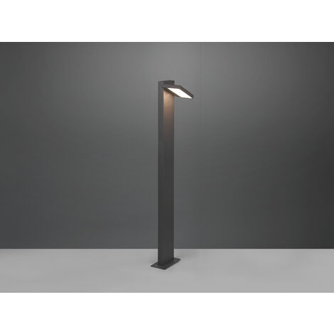 LED Wegeleuchte HORTON in Anthrazit, Kopf drehbar, IP54, Höhe 100cm