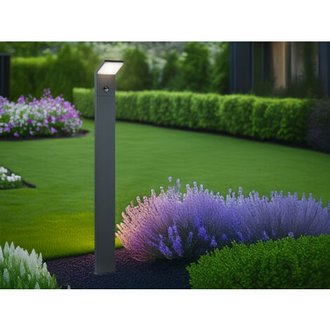 LED Wegeleuchte PEARL mit Bewegungsmelder, Anthrazit Höhe 100cm
