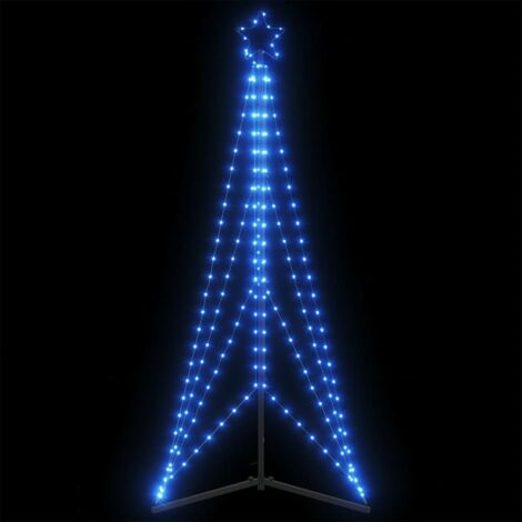 LED Weihnachtsbaum 363 LEDs Blau 182 cm vidaXL