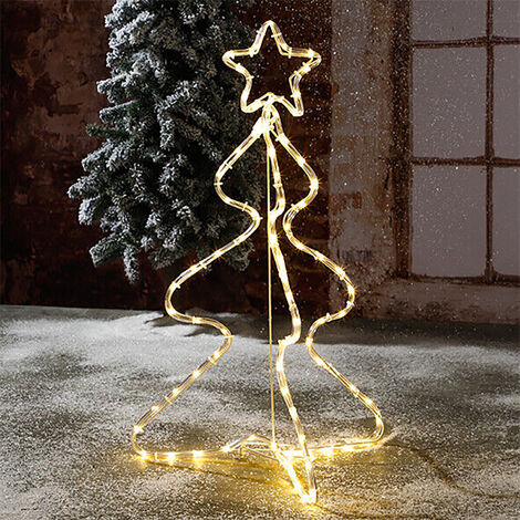 LED Weihnachtsbaum warmweiß Metallgestell bis 4m Höhe Lichterbaum  Weihnachtsdeko