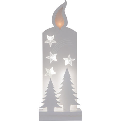 LED Weihnachtsdeko Grandy, Holz Weihnachtsmotive, 36 cm