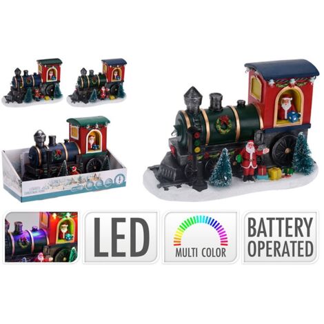 LED Weihnachtsszene 22x13cm 2 Muster