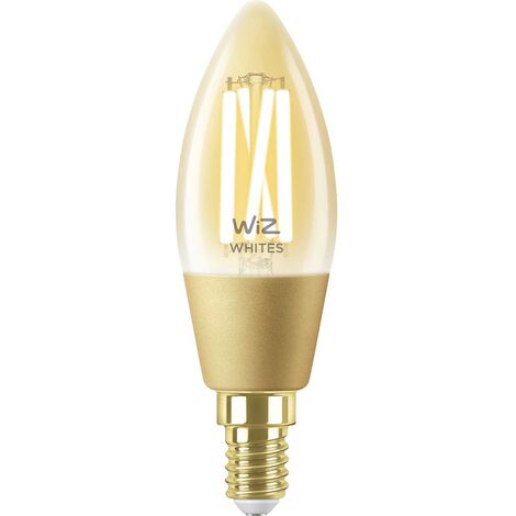 LED WiZ Wi-Fi BLE 25W C35 E14 920-50 Amb 1PF/6 871869978725701 E14 N/A Puissance: 4.9 W N/A