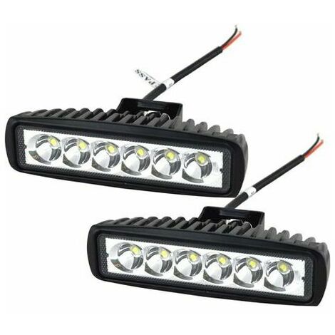 LED Work Light LED Bar 12V 18W 15cm Car LED Spotlight Waterproof IP67 Spot Fog Lights LED Work Lights for 4x4 Motorcycle Car Truck Tractor SUV Boat