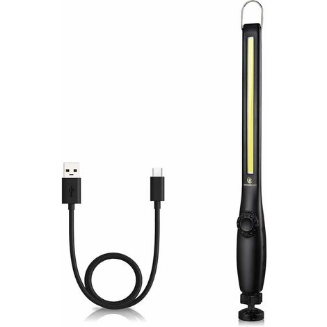 LED Work Light - Torch Workshop Light COB Inspection Lights Camping Lamp with 750 Lumens, Magnetic for Auto Repair, Workshop, Home, Camping, Emergency Lighting
