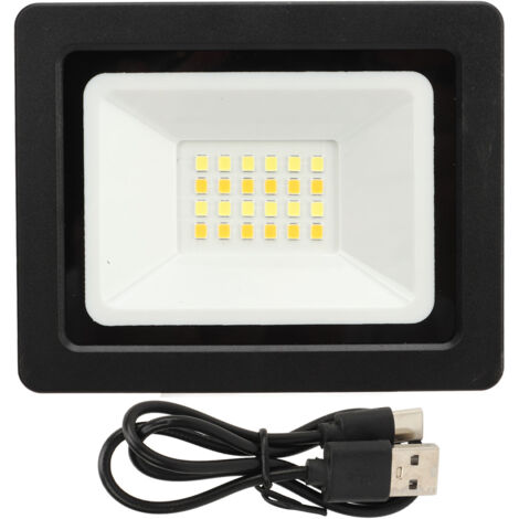 LED Work Light with Hanging Hook 7 Modes Portable 24LED Floodlight Searchlight Camping Lamp for Mining