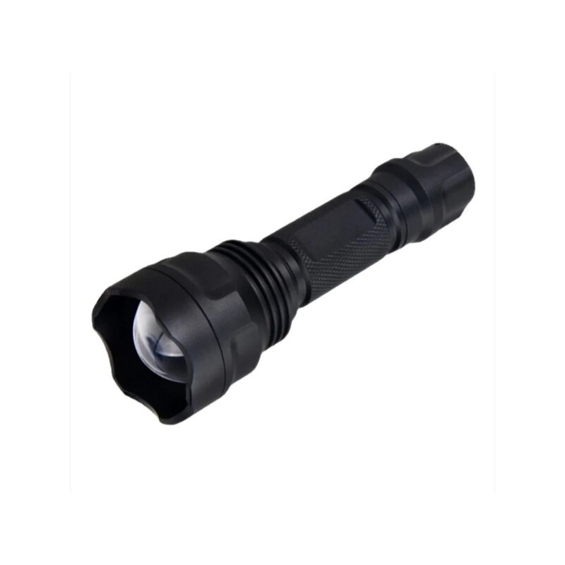Led zoom lampe de poche C8 portable infrarouge vision nocturne 850nm supplément lampe de poche lumière blanche