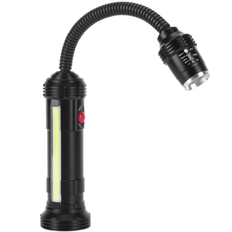 LED Zoom Machine Tool Working Light USB Charging Gooseneck Magnetic Work Light for Lathe