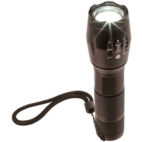 LED Zoom Taschenlampe Security 13 cm