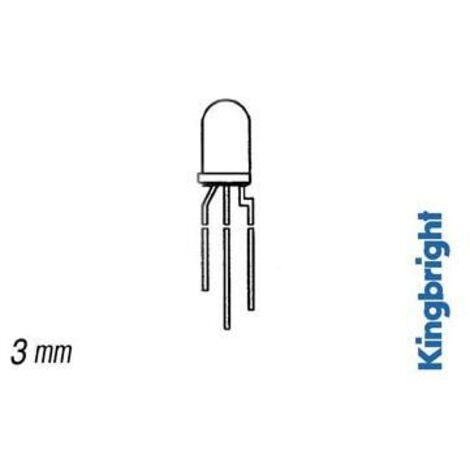 LED - ZWEIFARBIG (ROT/GRÜN) - WEIß DIFFUS - 5 mm