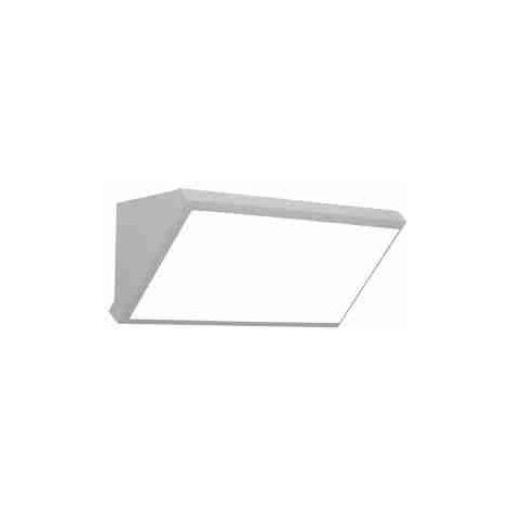 LED218234  Douille de lampe murale VT-8054 E27 Corps noir mat PC opale