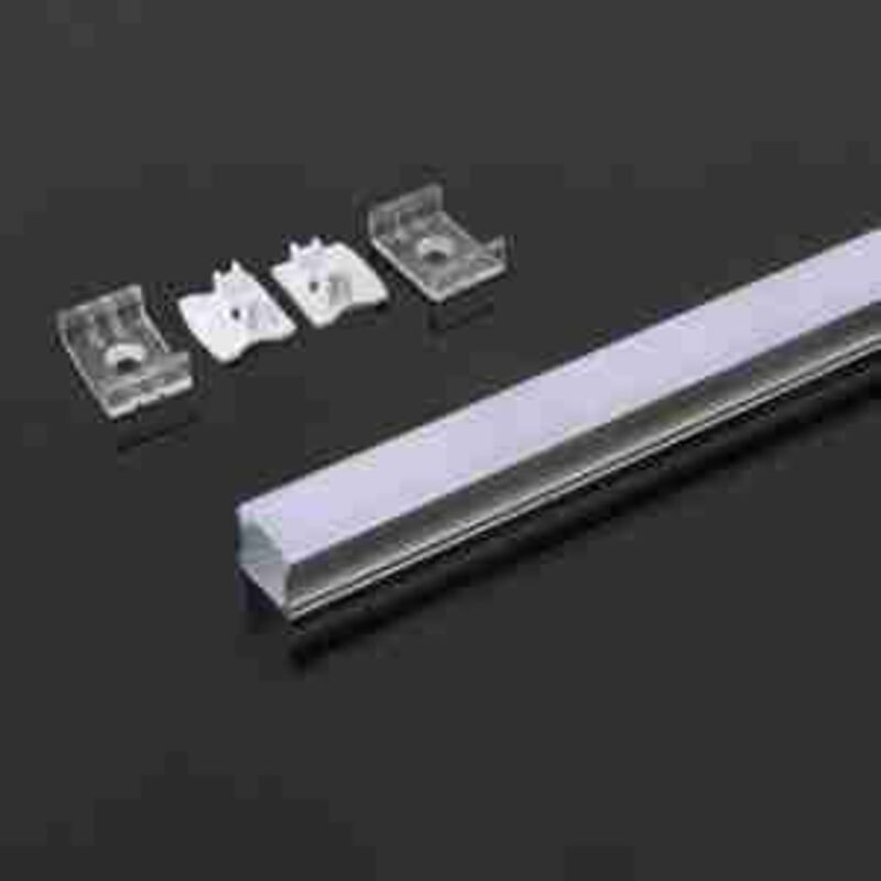 LED3354 Applique murale VT-8110 petite, noire mate, vers le haut