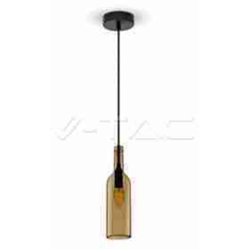 LED3776 Lampe suspendue design à LED VT-7558 9 W (19,5 x 17,5 x 100 cm) Noir 3 000 K