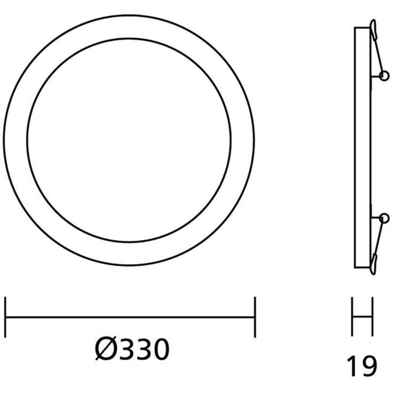 Maclean Mac-lean Led Panel 7in1 30w 330mm Ultra Dünn