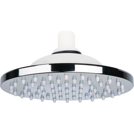 Leda – Douche de tête en acier inoxydable – Forme ronde – 200mm – Pour installations professionnelles – Résistante à la corrosion