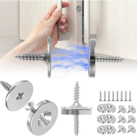 LEDANDER 8er-Set Scheibenmagnete, Senkloch-Neodym-Magnete, leistungsstarke Rundmagnete, starke Seltenerd-Permanentmagnete