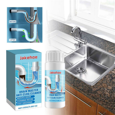 LEDANDER Déboucheur de canalisations et d'évacuations — Nettoyant pour éviers de cuisine, toilettes et égouts — Déboucheur à action rapide (100g)