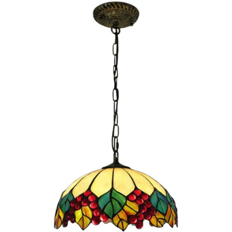 LEDANDER Lustre rétro européen de luxe, plafonnier rétro 9 watts, luminaire décoratif de luxe, lumière chaude, douille E27/220 V - 30 cm