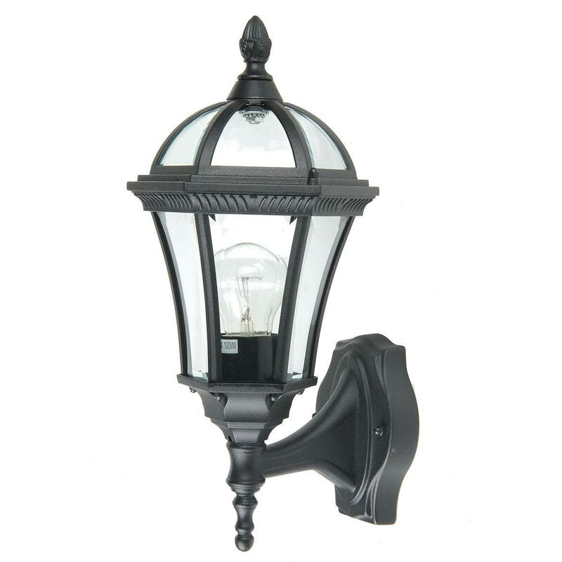 Elstead Lighting - Elsteadbury - 1 Light Outdoor Wall Lantern Light Black IP44, E27