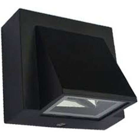 LEDCOBWANDLEUCHTEIP65SPOTLIGHT5WWANDLEUCHTESCHWARZKALTLICHT6000K