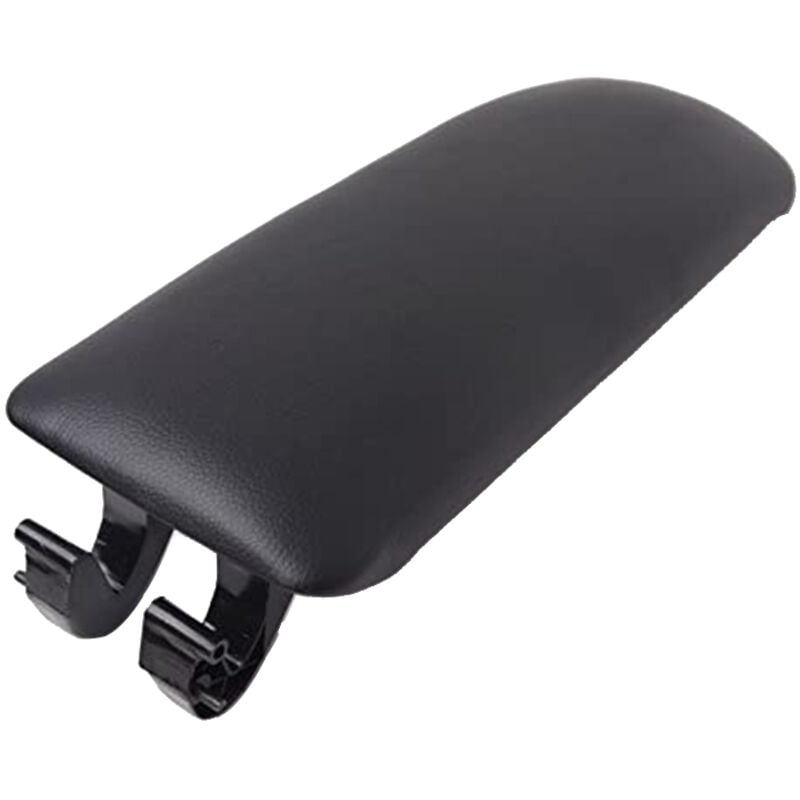 Image of Leder Armlehne Mittel Box Konsolen Deckel Abdeckung Passend für A4 B7 2004-2007 (Schwarz)