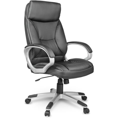 Leder-Bürosessel Sofotel EG-223 schwarz
