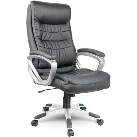 Leder-Bürosessel Sofotel EG-226 schwarz